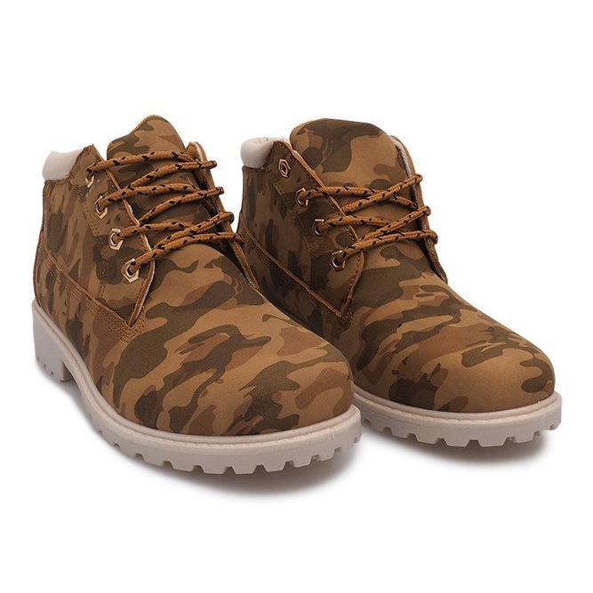 Velbloud Timberki Trapery W-3056 hnědý 1