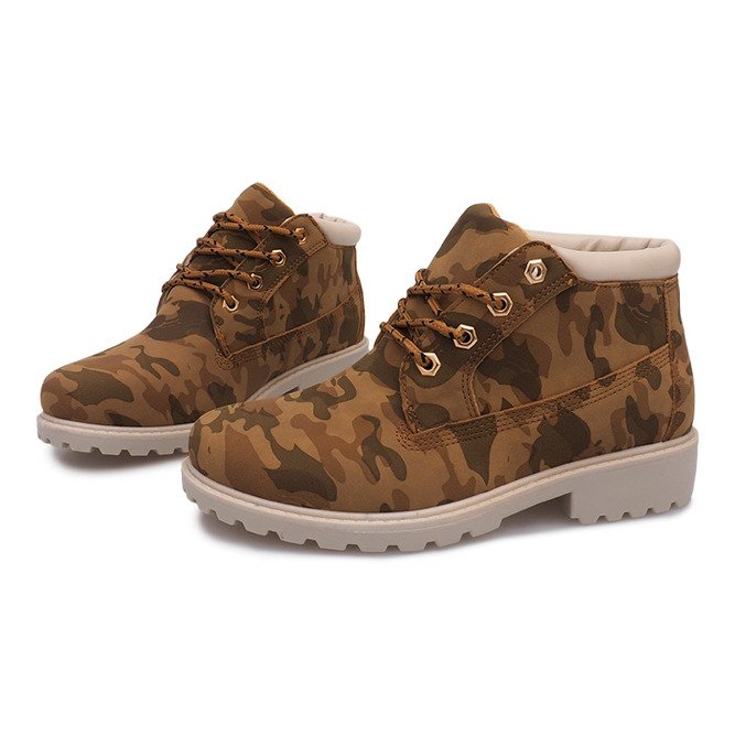 Velbloud Timberki Trapery W-3056 hnědý 2