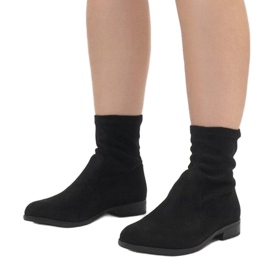 Suede Booties Jodhpur XQ99 Black černý 1