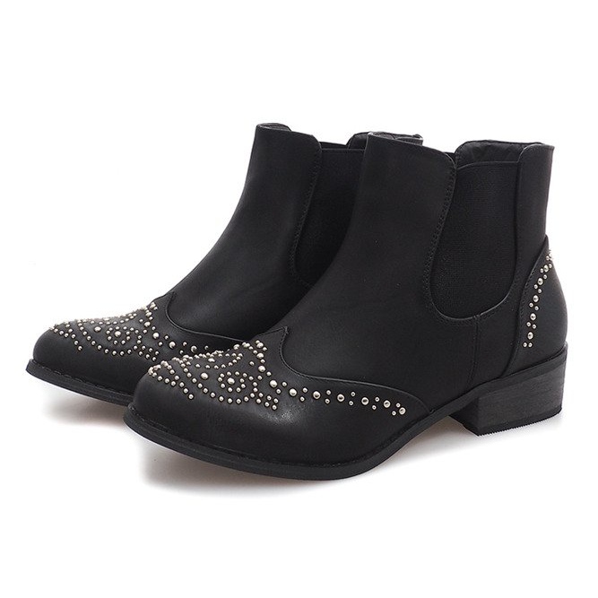 Teplé boty KA16-160SL Černá černý 2