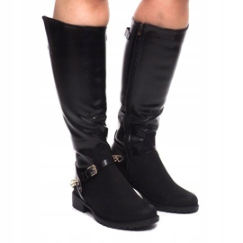 Boty Saszki Boots AB961 Black černý 1