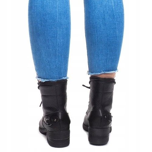 Šněrovací boty V-7 černé černý 2