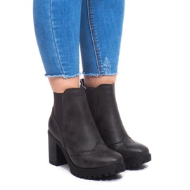 Teplé boty 35-611 Grey šedá 1