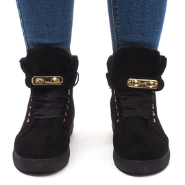 BM Teplé tenisky BOK-1122 černé černá 2