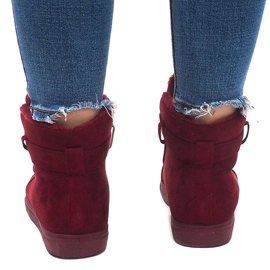 Teplé tenisky BOK-1122 červené 1