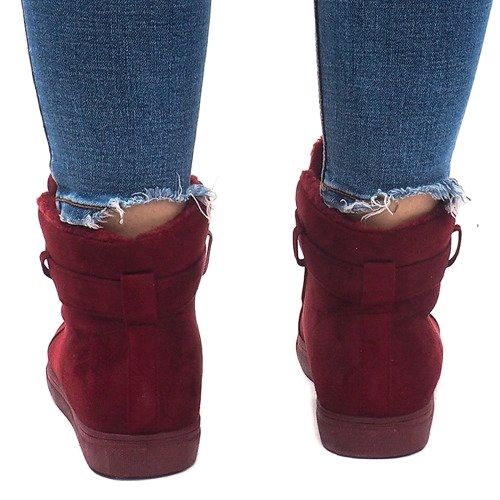 Teplé tenisky BOK-1122 červené 1