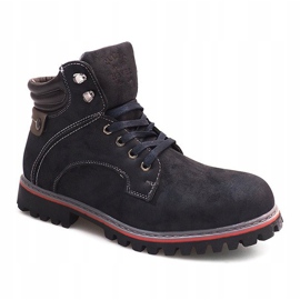Teplé boty A177-17 Navy blue námořnická modř 2