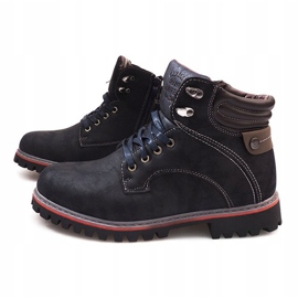 Teplé boty A177-17 Navy blue námořnická modř 1