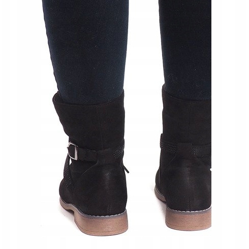 Teplé boty Jodhpur W305 černé černý 2