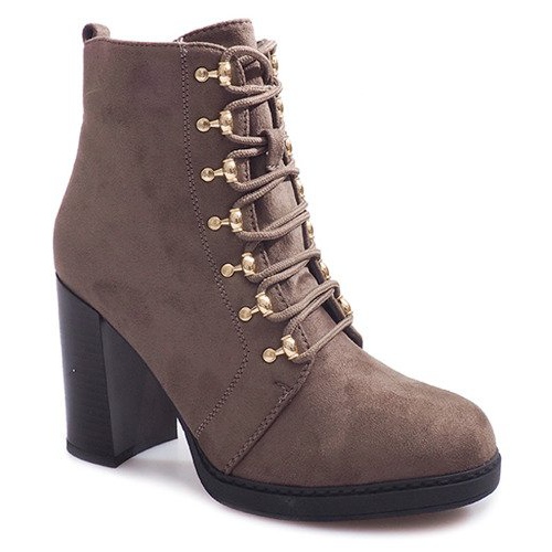 Teplé boty na sloupku 0-195 khaki vícebarevný zelená 1