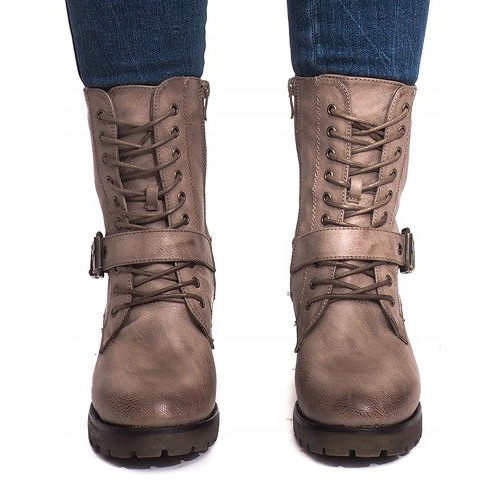 Vojenské teplé boty S167 Khaki vícebarevný zelený 1