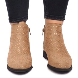 Semišové kozačky Jodhpur 1510 béžové béžový 1