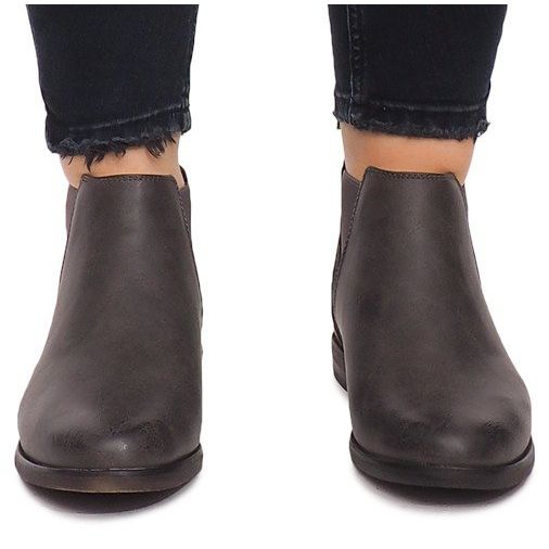 Šedé boty 951-PA s gumou šedá 1