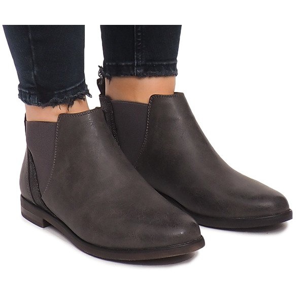 Šedé boty 951-PA s gumou šedá 2