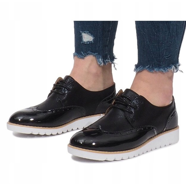 Černé jazzové boty Delphine černá 1