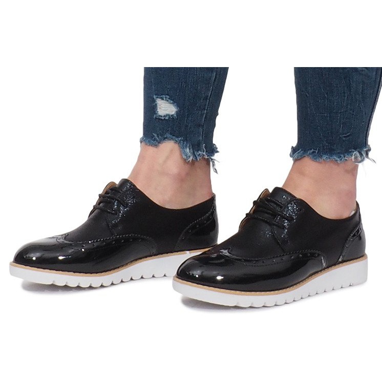 Černé jazzové boty Delphine černý 2