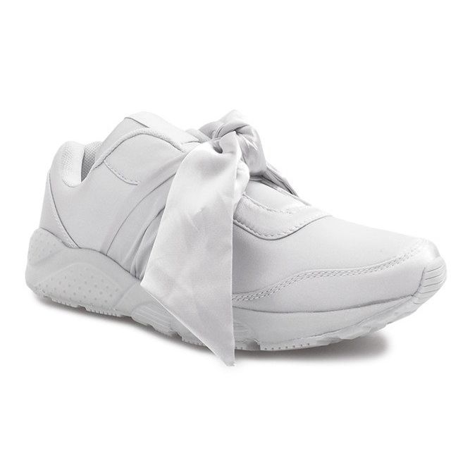 Šedé sportovní tenisky s mašlemi Laure šedá 1