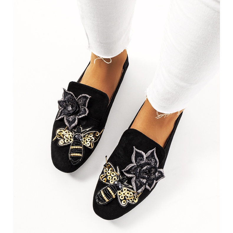 Black Sandra lords baleríny černá 2