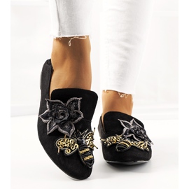 Black Sandra lords baleríny černý 1