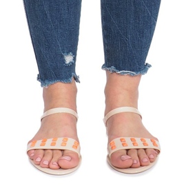 Béžové sandály Meliski Nuevo béžový 1