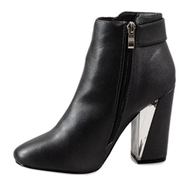 Šedé boty na sloupku MJ1515 šedá 1 Šedé boty na sloupku MJ1515 šedá 1