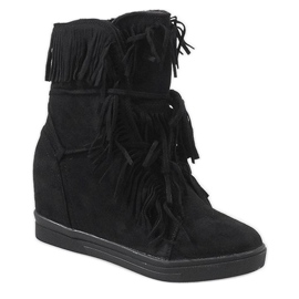 Černé izolované tenisky H6301AR černý 1