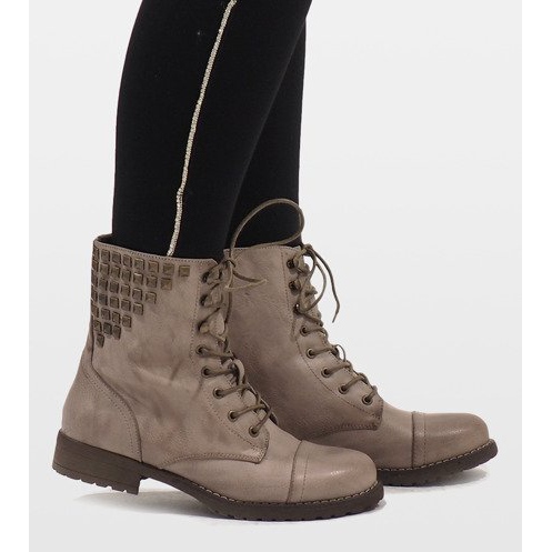 SDS Khaki šněrovací kotníkové boty S170 zelená 1 SDS Khaki šněrovací kotníkové boty S170 zelená 1