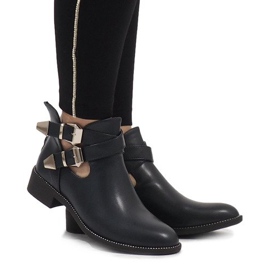 Ideal Shoes Tmavě modré otevřené boty Y8157 námořnická modrá 1