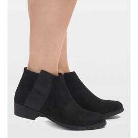 Černé zateplené boty 88861 černý 1