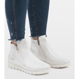 Stříbrné sportovní boty GF-A596 šedá 1 Stříbrné sportovní boty GF-A596 šedá 1