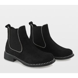 Černé zateplené boty HQ960 černá 4