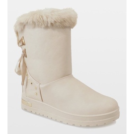 Dámské béžové sněhové boty AN-107 béžový 2