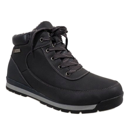 Teplé sněhové boty B9477-44 Navy blue námořnická modř 1