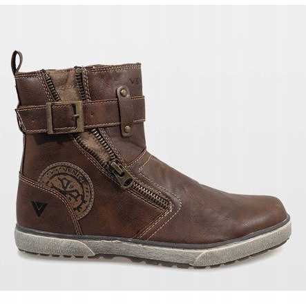 Hnědé izolované nazouvací boty 8199 hnědý 2