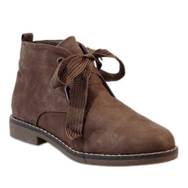 Khaki semišové boty QL-66 zelená 1