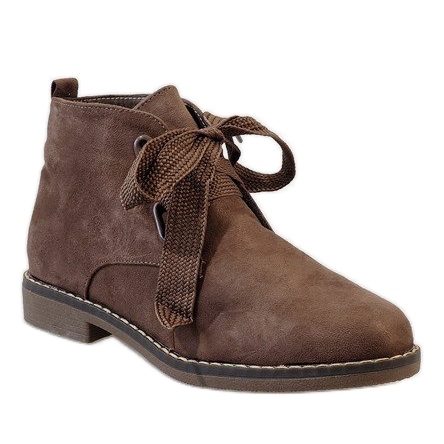 Khaki semišové boty QL-66 zelený 1