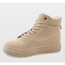 892-PA Béžové šněrovací popínavé rostliny béžový 2 892-PA Béžové šněrovací popínavé rostliny béžový 2