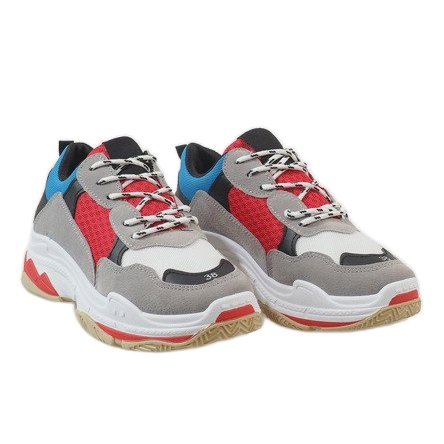 Černá módní sportovní obuv D1901-L65 šedá vícebarevný 1 Černá módní sportovní obuv D1901-L65 šedá vícebarevný 1