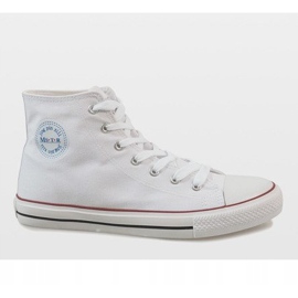 Bílé klasické pánské tenisky CQ-1401 bílý 2