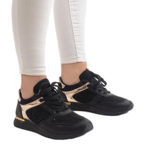 Černé trenéry LR88010 černý 1