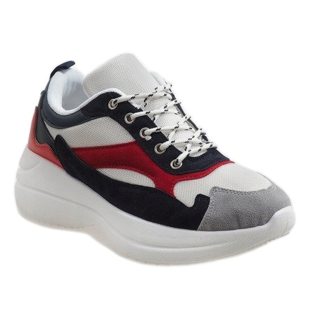 1862 bílá módní sportovní obuv bílý 1