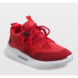 Červená módní sportovní obuv R-375 červené 1