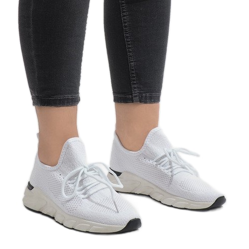 Bílé sportovní boty 7766-Y bílý 1