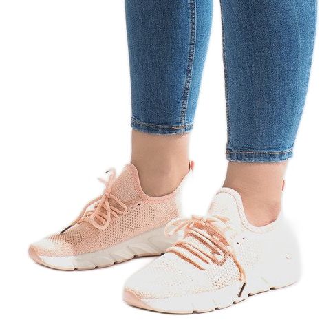 7766-Y růžová sportovní obuv růžový 1