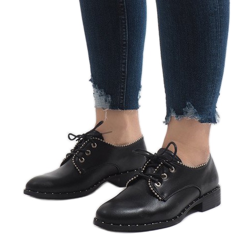 Černé jazzové boty Ćwieki 6288-1 černá 1