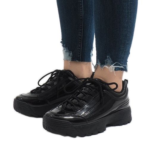 Černá módní sportovní obuv 82017 1