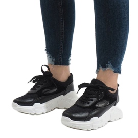 Černá módní sportovní obuv PP-37 černý 1