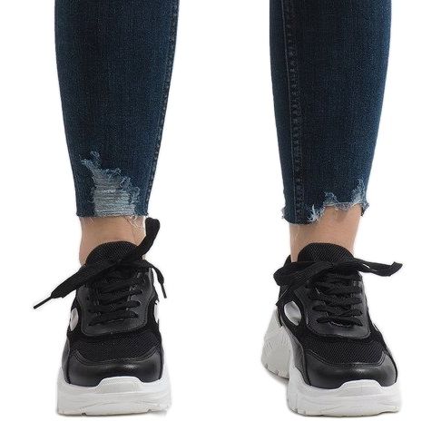 Černá módní sportovní obuv PP-37 2 Černá módní sportovní obuv PP-37 2