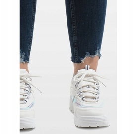 Bílé módní sportovní boty BO-62 bílý 2 Bílé módní sportovní boty BO-62 bílý 2