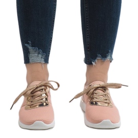 Růžové trenéry T511 růžový 2